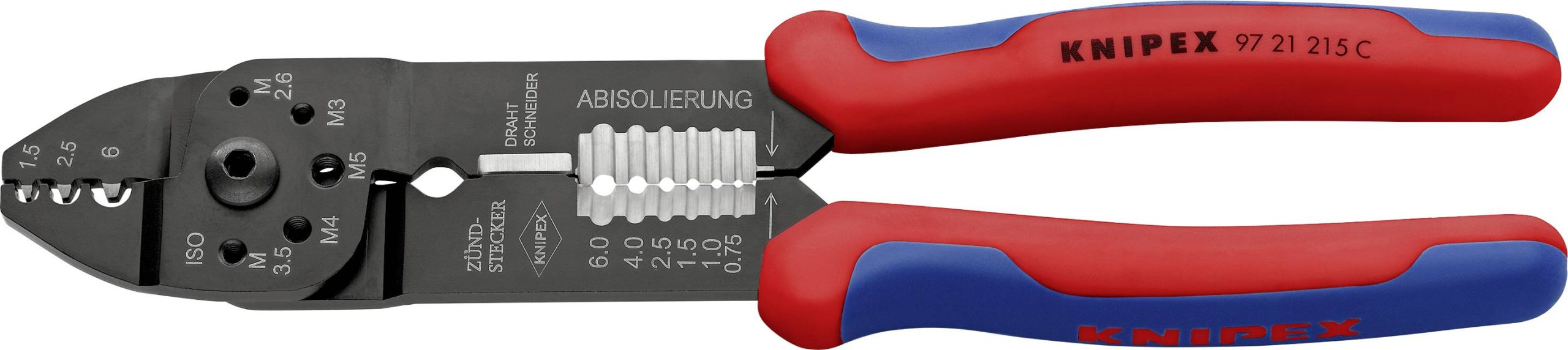 Zaciskarka Knipex 97 21 215 C, 0.5 do 6 mm² - obrazek 1