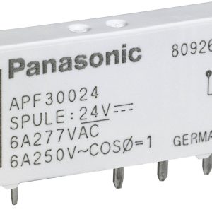 Przekaźnik mocy PCB PF 6 A, Panasonic APF30224 24 V/DC 1 zestyk przełączny Max. 6 A Przekaźnik mocy PCB PF 6 A, Panasonic APF30224 24 V/DC 1 zestyk przełączny Max. 6 A