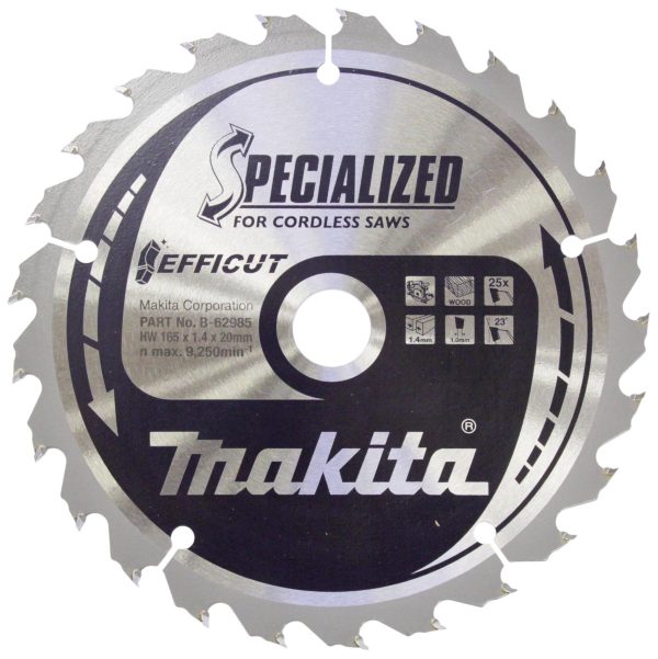 Tarcza tnąca Makita B-62985 165 x 20 x 1.4 mm 1 szt.