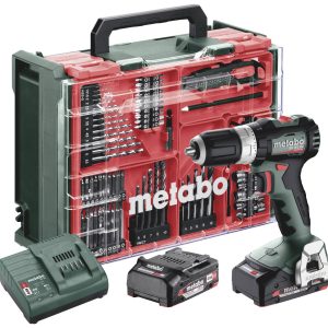 Metabo SB 18 L BL Set 613157710 Wkrętarka udarowa akumulatorowa 65 Nm 18 V Ilość dołączonych baterii 2 2 Ah LiHD bezszcz