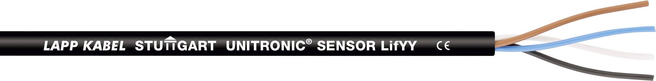 LAPP 7038899/100 Przewód czujnikowy UNITRONIC® SENSOR LifYY 4 x 0.25 mm² czarny 100 m - obrazek 1