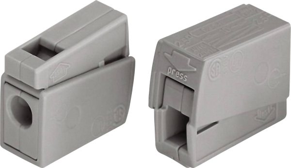 WAGO 224-101 Złącze oświetleniowe EUCHTENKLEMME, PIN: 2, 400 V, 24 A, 1 szt.