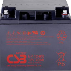 Akumulator ołowiowy CSB Battery GP 12400 Standby USV GP12400B8, AGM, 12 V, 40 Ah Akumulator ołowiowy CSB Battery GP 12400 Standby USV GP12400B8, AGM, 12 V, 40 Ah