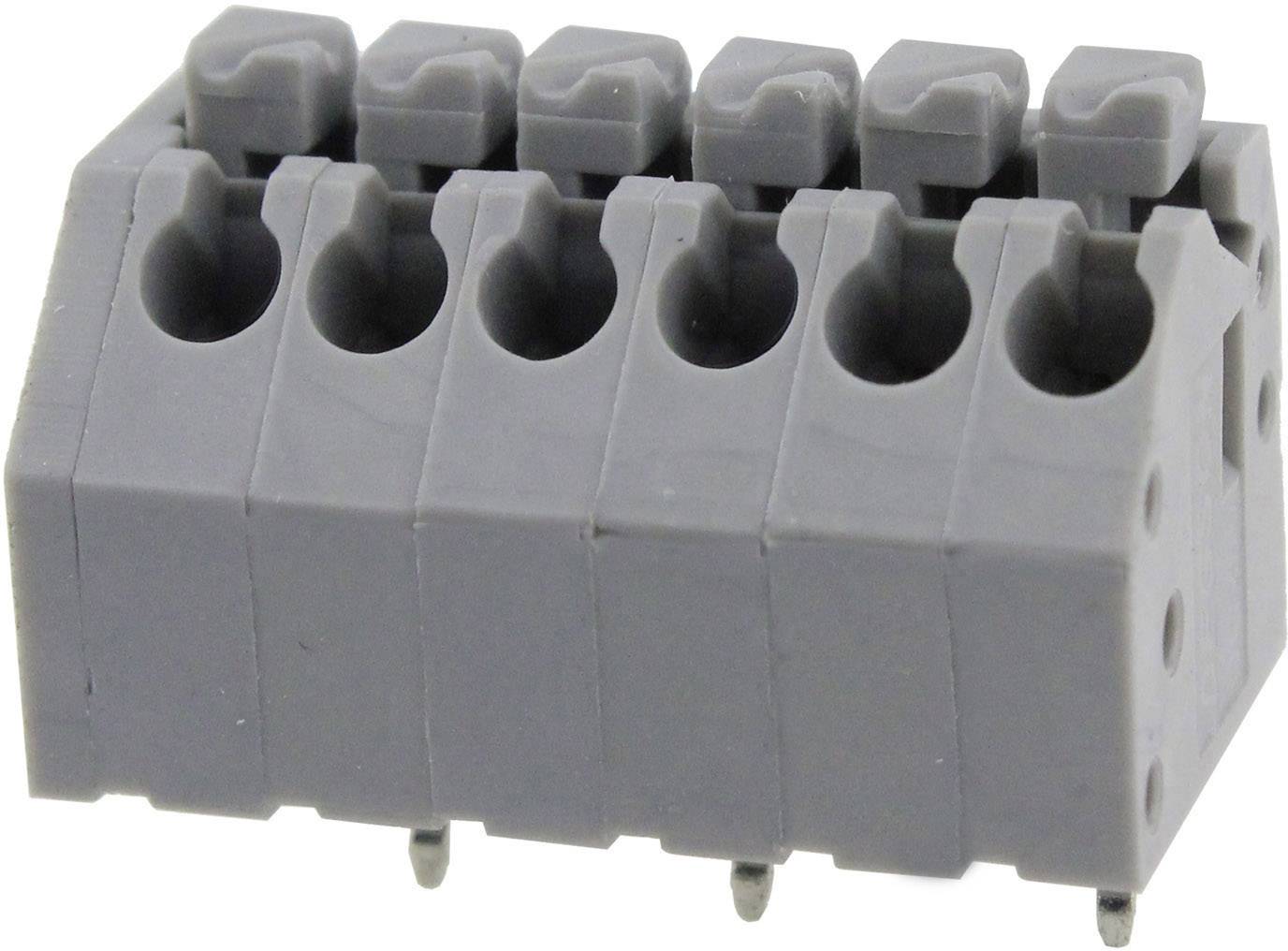 Degson DG250-3.5-08P-11-00AH-100 Zacisk sprężynowy 0.82 mm² Ilość styków 8 szary 100 szt. - obrazek 1