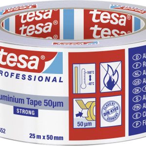 Taśma aluminiowa tesa 63652-00001-00 STRONG (D x S) 25 m x 50 mm 25 m 1 szt.