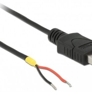 Delock Kabel USB USB 2.0 Złącze męskie USB-A, otwarte końcówki kabla 1.50 m czarny 85664 Delock Kabel USB USB 2.0 Złącze męskie USB-A, otwarte końcówki kabla 1.50 m czarny 85664
