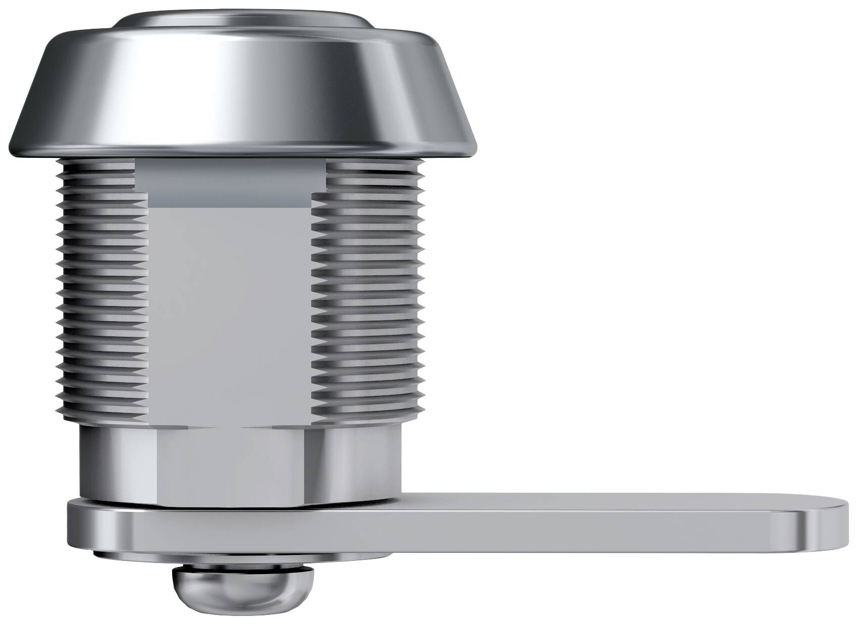 Basi 9000-1310 Zamek z dźwignią srebrny - obrazek 1