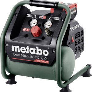 Kompresor sprężonego powietrza, akumulatorowy Metabo Power 160-5 18 LTX BL OF 8 bar Kompresor sprężonego powietrza, akumulatorowy Metabo Power 160-5 18 LTX BL OF 8 bar