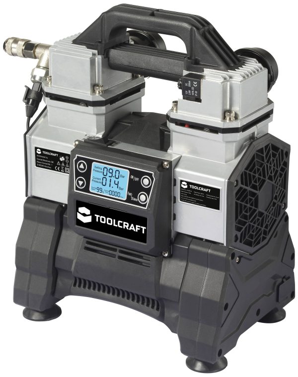 TOOLCRAFT TO-8952876 Sprężarka powietrza 18 VDC/230 VAC 9 bar