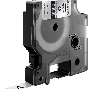 DYMO S0718170 Taśma do nadruku poliester Kolor taśmy: metaliczny Kolor nadruku: czarny 9 mm 5.5 m DYMO S0718170 Taśma do nadruku poliester Kolor taśmy: metaliczny Kolor nadruku: czarny 9 mm 5.5 m