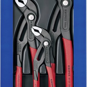 Zestaw szczypiec do pomp wodnych Knipex Cobra 00 20 09 V02, do warsztatu, 3 szt. Zestaw szczypiec do pomp wodnych Knipex Cobra 00 20 09 V02, do warsztatu, 3 szt.
