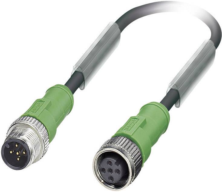 Kabel czujników/elementów wykonawczych Phoenix Contact SAC-5P-M12MS/0,6-PUR/M12FS 1681596 Ilość styków: 5 1 szt. - obrazek 1