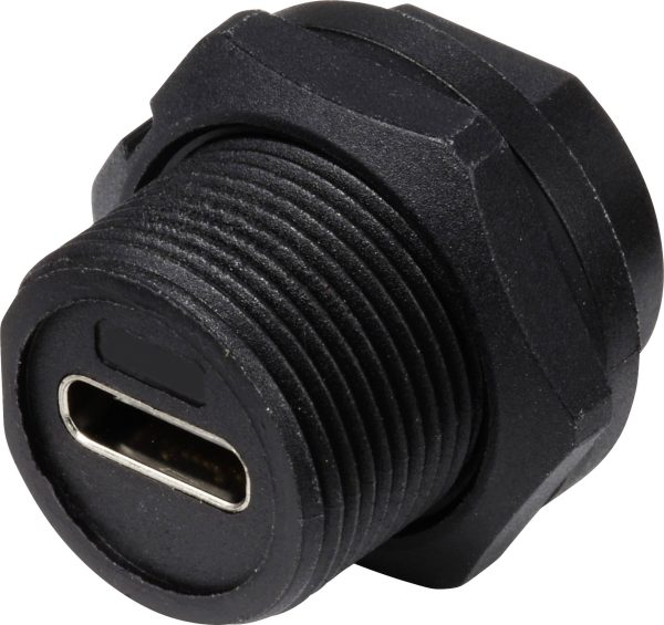 TRU COMPONENTS TC-13543612 Złącze męskie USB TC-E10T-FT3-PPF, 1 szt.