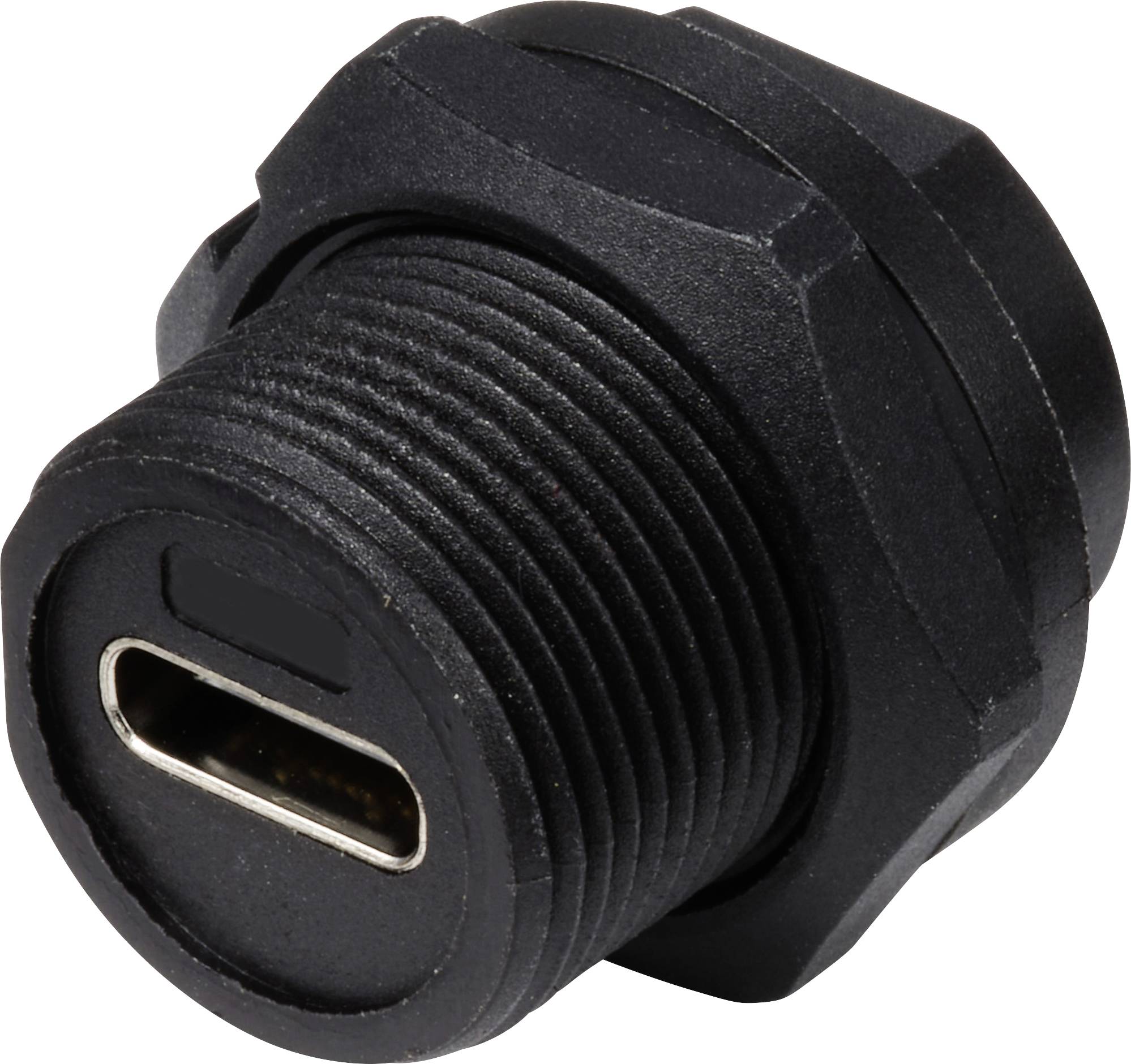 TRU COMPONENTS TC-13543612 Złącze męskie USB TC-E10T-FT3-PPF, 1 szt. - obrazek 1