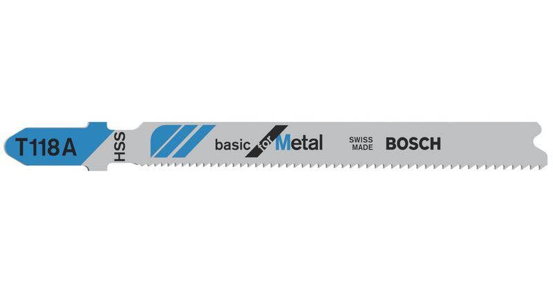 Brzeszczot do wyrzynarki T 118 A, Basic for Metal, zestaw 5 szt. Bosch Accessories 2608631013 5 szt. - obrazek 1