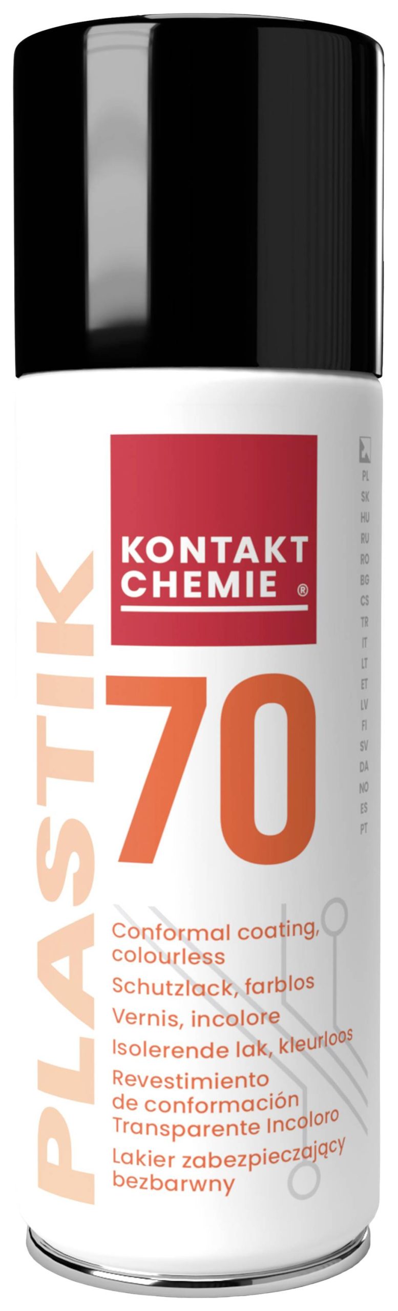 Lakier izolujący i ochronny Kontakt Chemie PLASTIK 70 74309-AH 200 ml - obrazek 1