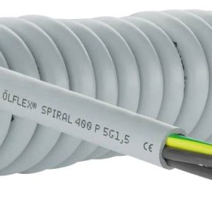 Przewód spiralny LAPP ÖLFLEX® SPIRAL 400 P 12G0,5/1000 70002619, 12 x 9.5 mm, od 1000 mm do 3000 mm, 1 szt. Przewód spiralny LAPP ÖLFLEX® SPIRAL 400 P 12G0,5/1000 70002619, 12 x 9.5 mm, od 1000 mm do 3000 mm, 1 szt.