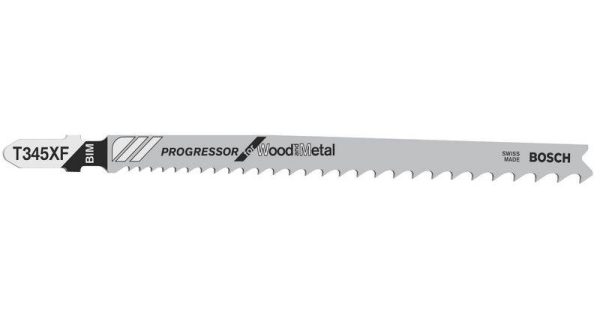 Brzeszczot do wyrzynarki T 345 XF, Progressor for Wood and Metal, zestaw 3 sztuk Bosch Accessories 2608634993 3 szt.