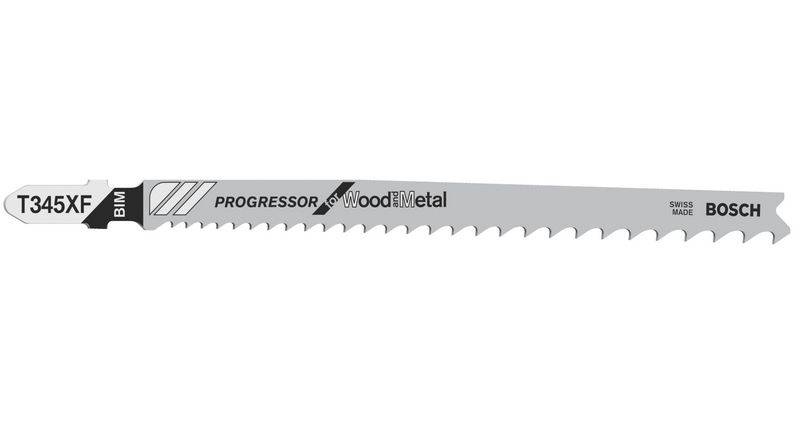 Brzeszczot do wyrzynarki T 345 XF, Progressor for Wood and Metal, zestaw 3 sztuk Bosch Accessories 2608634993 3 szt. - obrazek 1