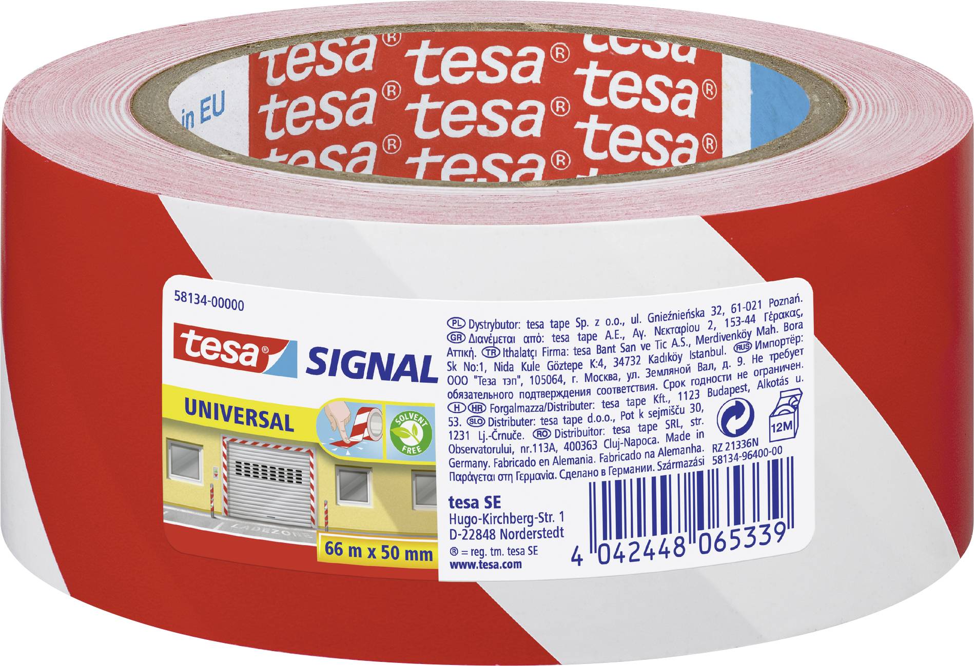 Taśma ostrzegawcza tesa tesa® SIGNAL 58134-00000-00 UNIVERSAL (D x S) 66 m x 50 mm 66 m 1 szt. - obrazek 1