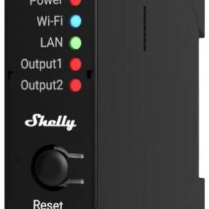 Shelly Shelly Pro 2PM Shelly Przekaźnik na szynę DIN Bluetooth, Wi-Fi Shelly Shelly Pro 2PM Shelly Przekaźnik na szynę DIN Bluetooth, Wi-Fi