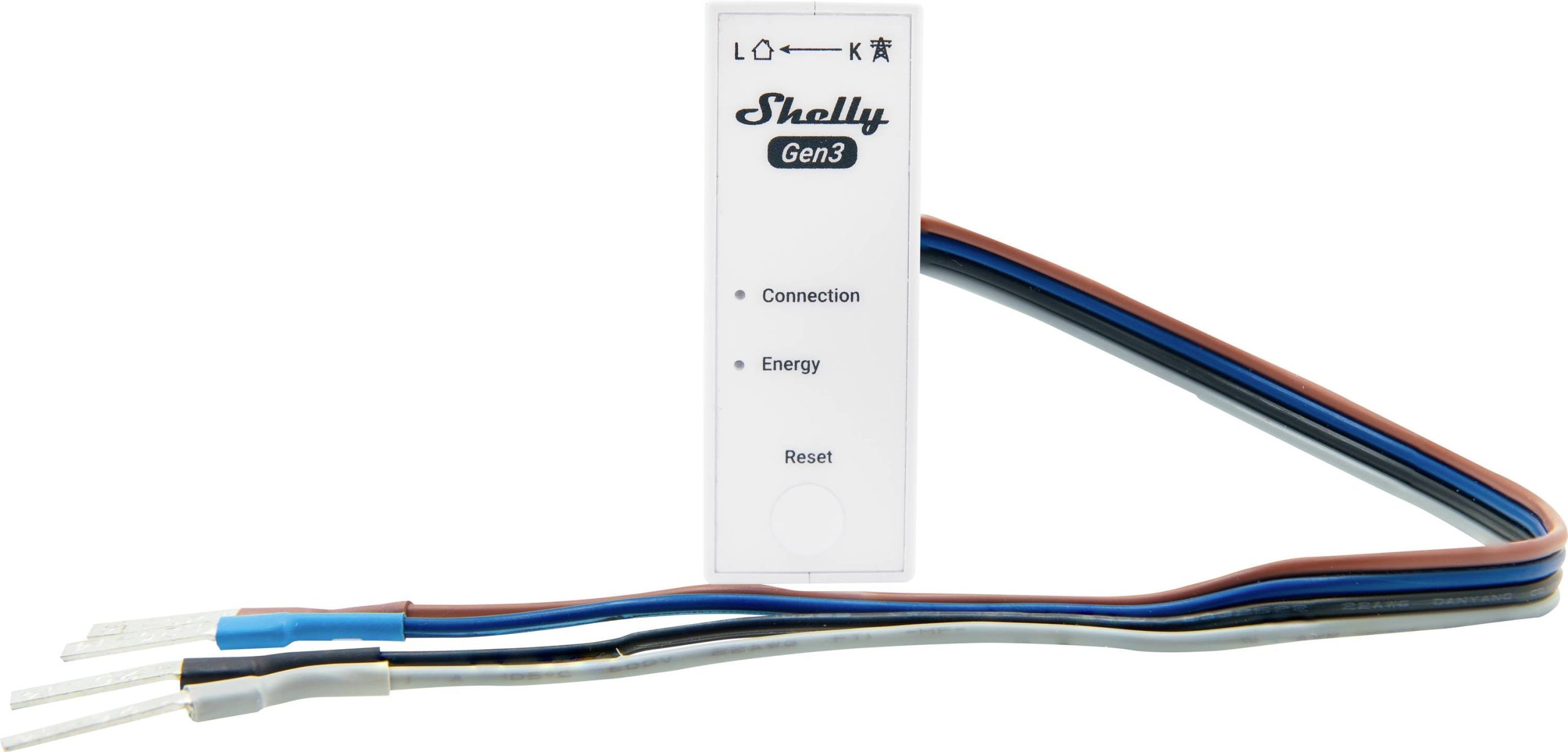 Shelly 3EM-63W Gen3 Licznik energii elektrycznej - obrazek 1