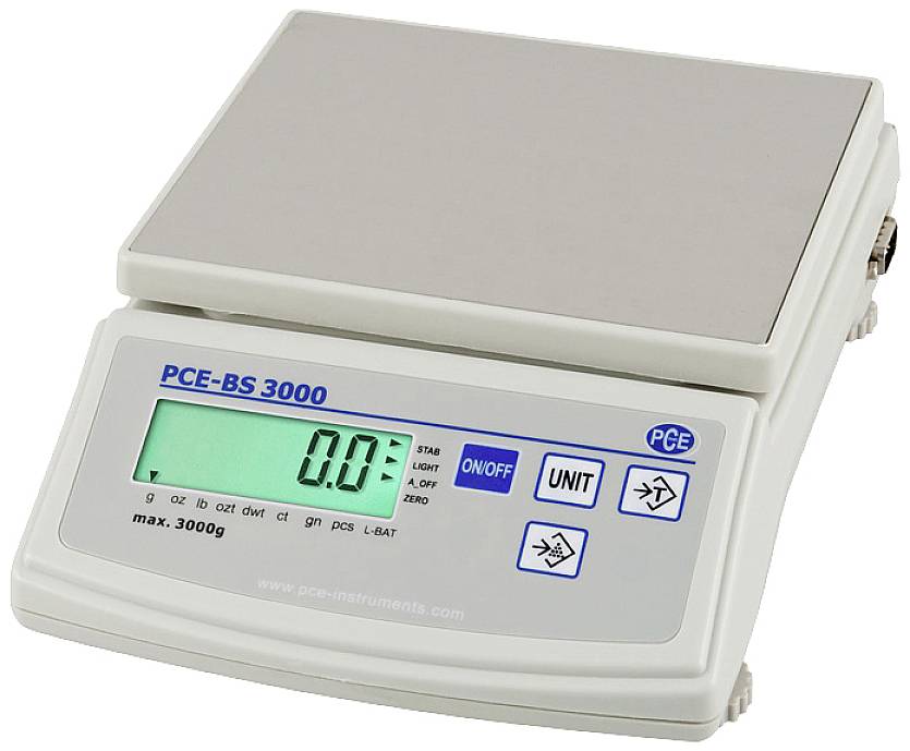Waga licząca PCE Instruments PCE-BS 3000, Zakres pomiaru maks.: 3000 g - obrazek 1
