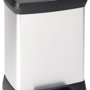 Curver DECO Bin 240642 Kosz na śmieci 30 l (S x W x G) 390 x 510 x 290 mm srebrny, czarny 1 szt. Curver DECO Bin 240642 Kosz na śmieci 30 l (S x W x G) 390 x 510 x 290 mm srebrny, czarny 1 szt.