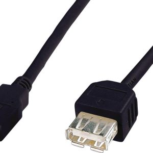Digitus Kabel USB USB 2.0 Złącze męskie USB-A, Złącze żeńskie USB-A 5.00 m czarny AK-300202-050-S Digitus Kabel USB USB 2.0 Złącze męskie USB-A, Złącze żeńskie USB-A 5.00 m czarny AK-300202-050-S