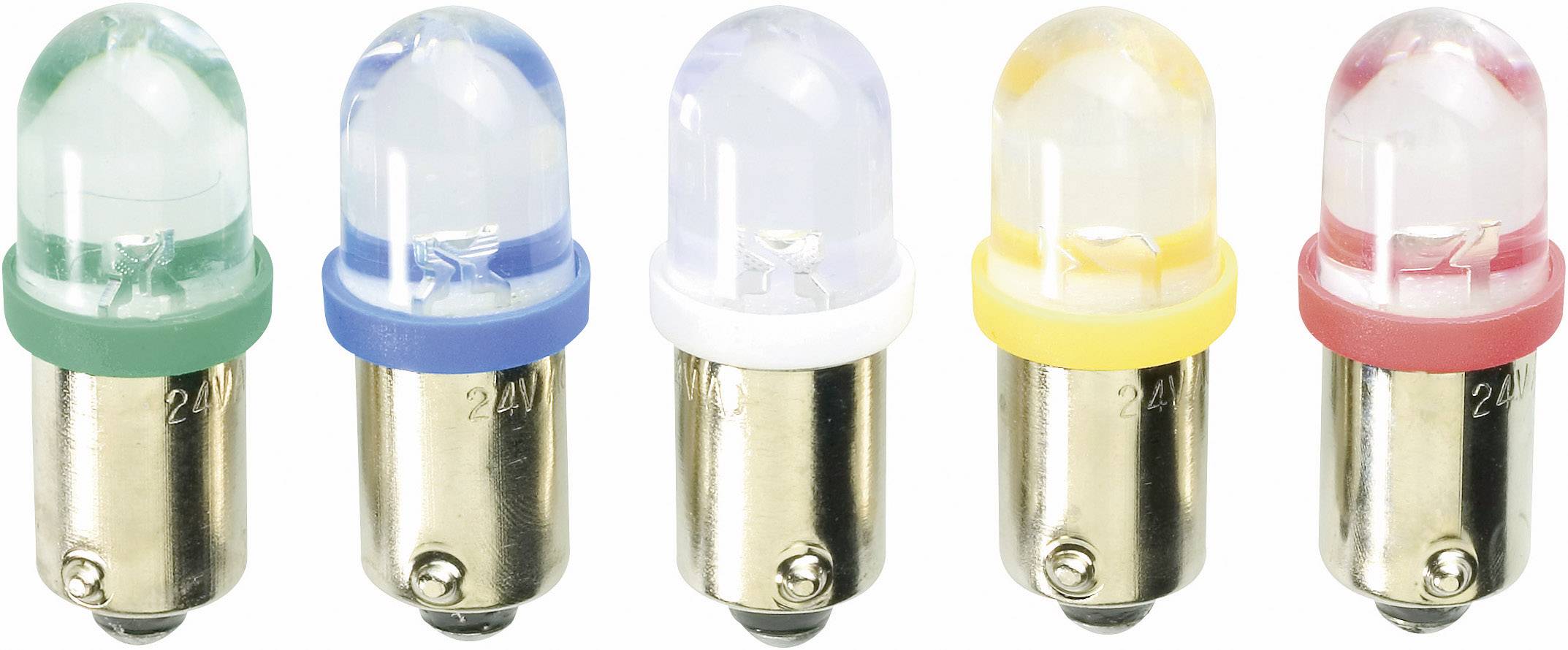 Żarówka LED 10x28 mm, 24 V AC/DC, BA9S, biała - obrazek 1