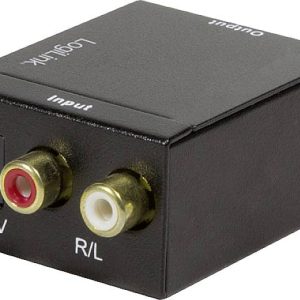 Audio adapter LogiLink CA0102, Toslink/optyczne, RCA/Cinch, 0 m Audio adapter LogiLink CA0102, Toslink/optyczne, RCA/Cinch, 0 m