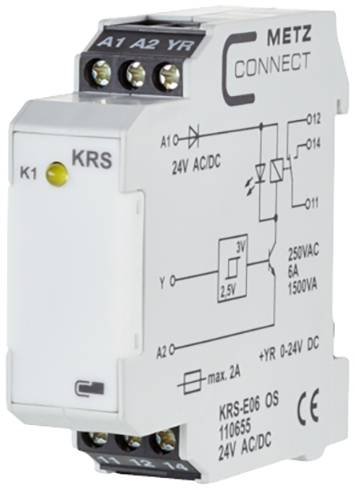 Przełącznik progowy Metz Connect 110655, 1 szt.