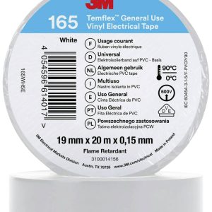 Taśma izolacyjna 3M 165WH5E (D x S) 20 m x 19 mm 20 m 1 szt. Taśma izolacyjna 3M 165WH5E (D x S) 20 m x 19 mm 20 m 1 szt.