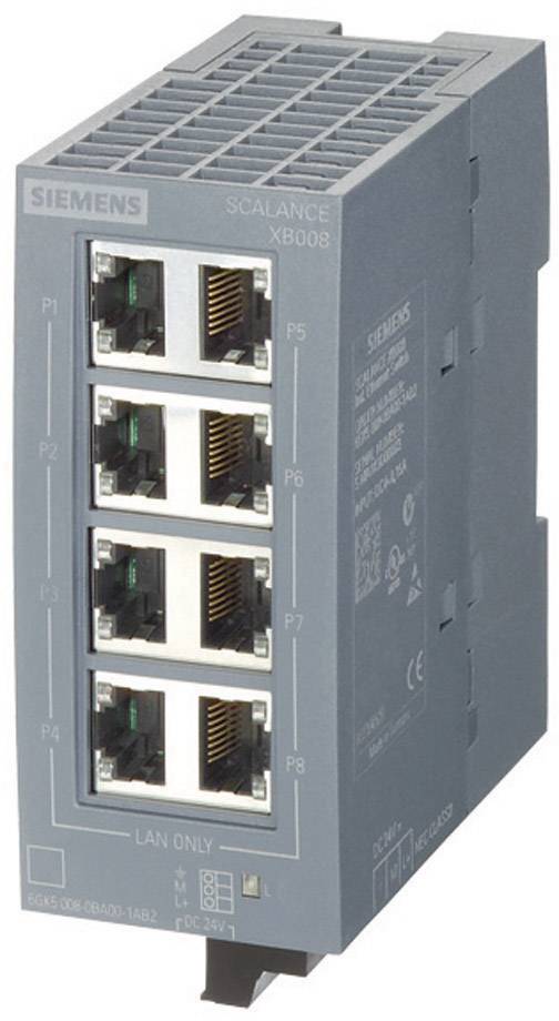 Siemens 6GK50080BA101AB2 SCALANCE XB008 Switch przemysłowy Ethernet 100 MBit/s