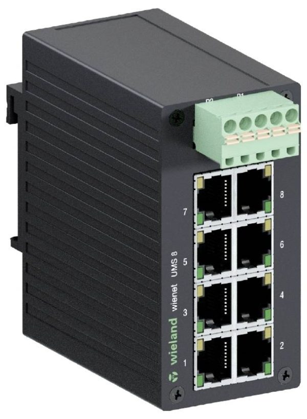 Wieland Electric 83.040.0001.0 WIENET UMS 8 Switch sieciowy 10 / 100 MBit/s