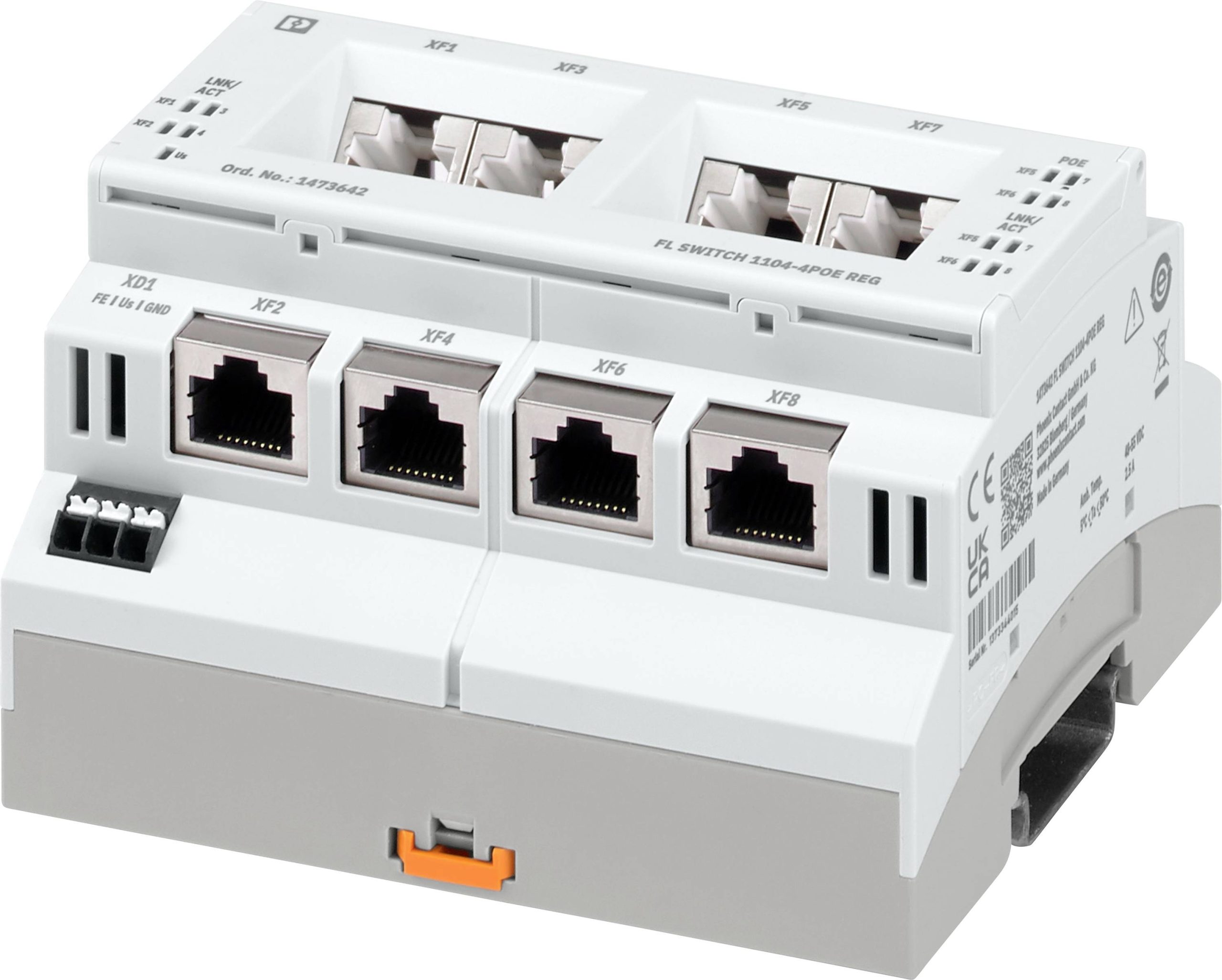 Phoenix Contact 1473642 FL SWITCH 1104-4POE REG Switch przemysłowy Ethernet 3x4 Porty funkcja PoE - obrazek 1