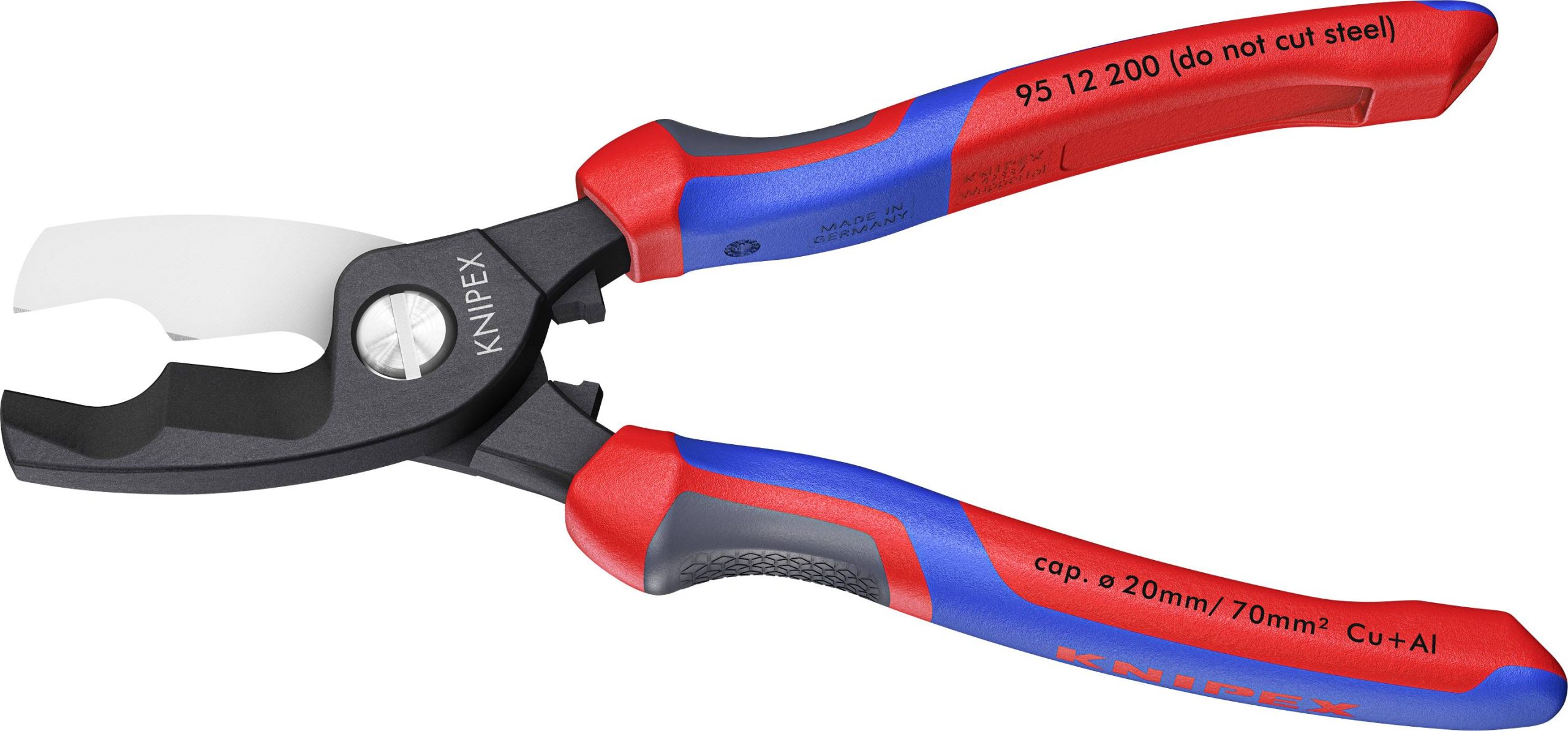 Nożyce do kabli Knipex 95 12 200 200 mm - obrazek 1