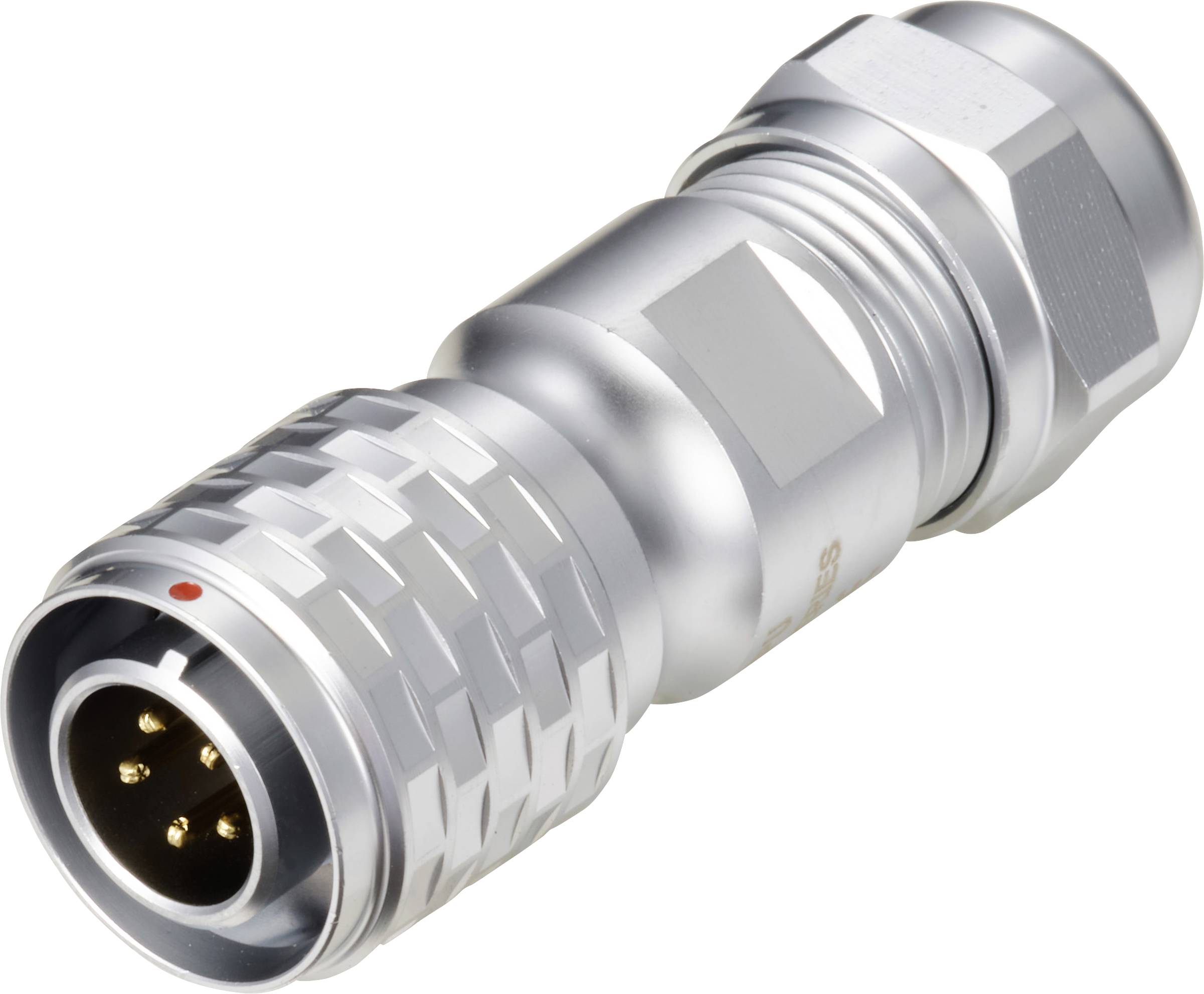 Złącze okrągłe męskie push-pull Weipu SF1210/P5 II, 5 pin, 180 V/AC, IP67, do lutowania - obrazek 1