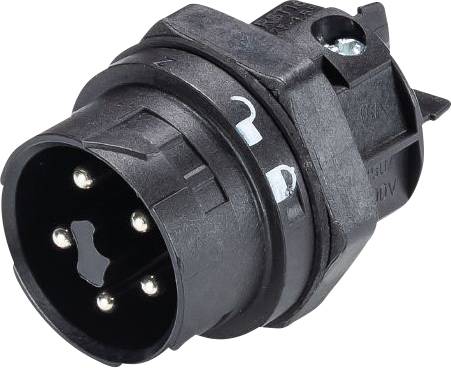 Wieland Electric 46.052.5053.1 Złącze okrągłe RST16I5 S S1 M03 SW, 1 szt. - obrazek 1