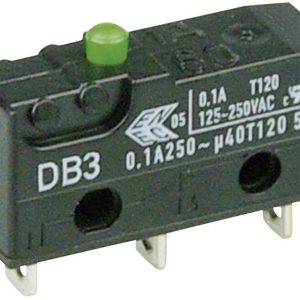 Mikroprzełącznik DB3C-A1AA 250 V/AC 0.1 A 1 x wł/(wł) ZF chwilowy 1 szt. Mikroprzełącznik DB3C-A1AA 250 V/AC 0.1 A 1 x wł/(wł) ZF chwilowy 1 szt.
