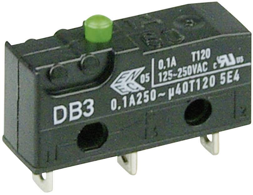 Mikroprzełącznik DB3C-A1AA 250 V/AC 0.1 A 1 x wł/(wł) ZF chwilowy 1 szt. - obrazek 1