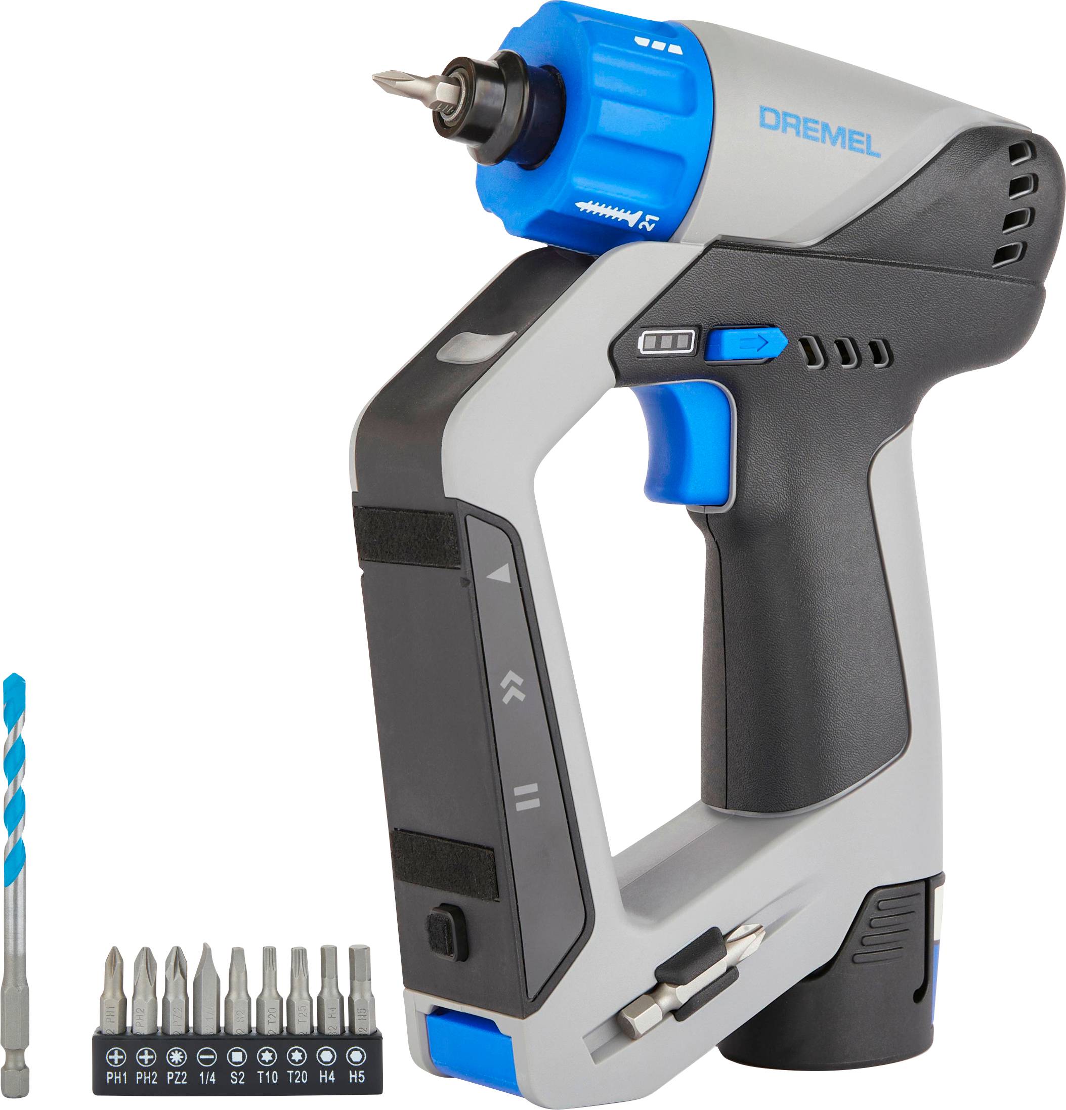 Wiertarko-wkrętarka akumulatorowa Dremel DREMEL 3-in-1 Akku-Bohrschrauber 12V Multischrauber F013DD12JA - obrazek 1