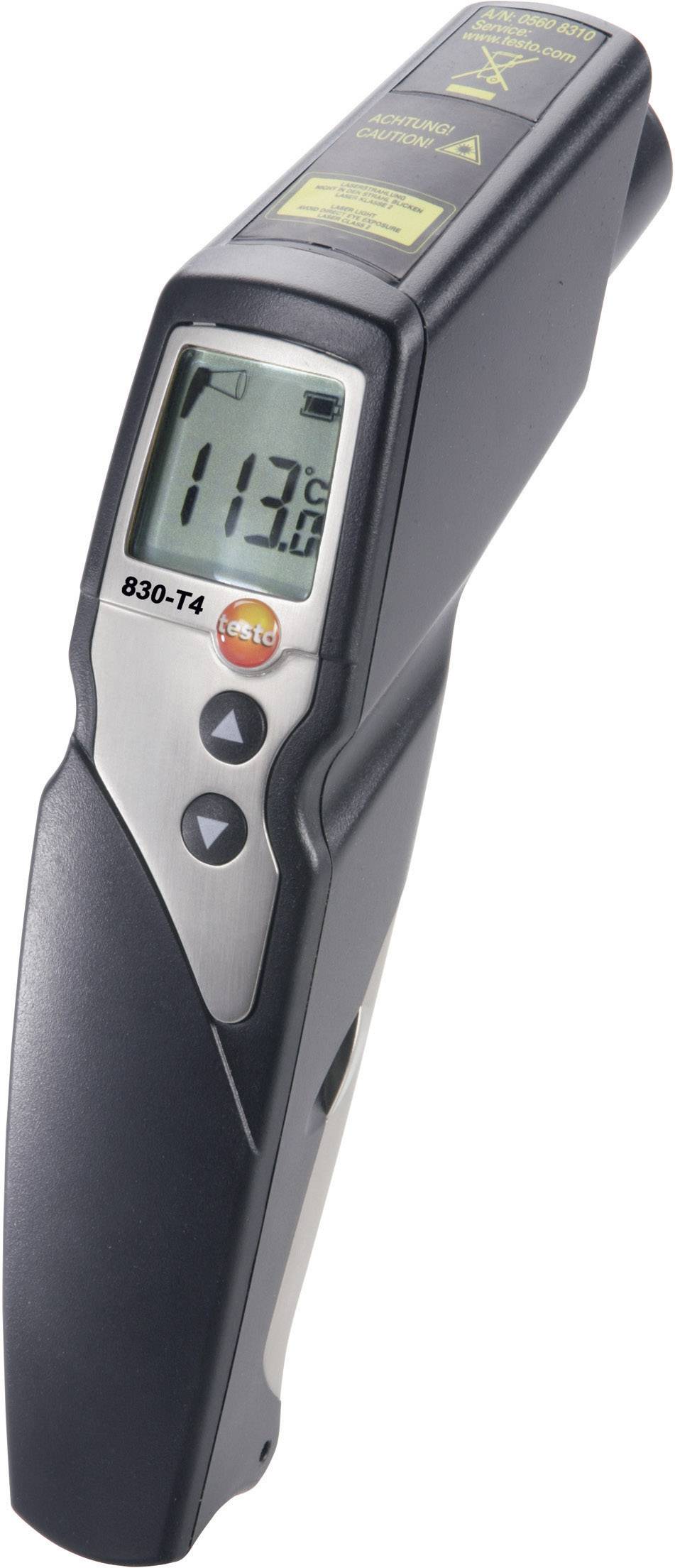 testo 830-T4 Pirometr Optyka 30:1 -30 - +400 °C Pomiar stykowy - obrazek 1