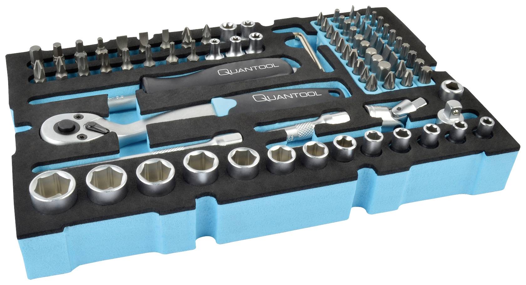 Zestaw kluczy nasadowych Brüder Mannesmann QUANTOOL Q25002 1/4" (6,3 mm) - obrazek 1