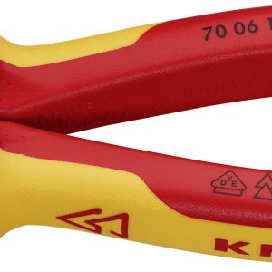 Szczypce boczne Knipex 70 06 160 T, 160 mm, 62 HRC, VDE Szczypce boczne Knipex 70 06 160 T, 160 mm, 62 HRC, VDE