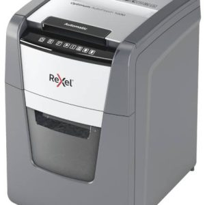 Rexel Optimum AutoFeed+ 100M Niszczarka 100 ark. Mikronacięcia 2 x 15 mm P-5 34 l Niszczy także spinacze do papieru, zsz Rexel Optimum AutoFeed+ 100M Niszczarka 100 ark. Mikronacięcia 2 x 15 mm P-5 34 l Niszczy także spinacze do papieru, zsz