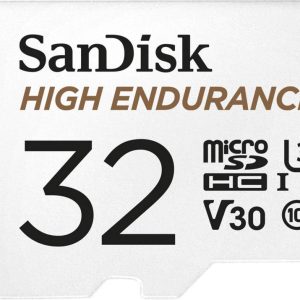 Karta pamięci microSDHC SanDisk High Endurance Monitoring, 32 GB, Class 10, UHS-I, UHS-Class 3, v30 Video Speed Class Karta pamięci microSDHC SanDisk High Endurance Monitoring, 32 GB, Class 10, UHS-I, UHS-Class 3, v30 Video Speed Class