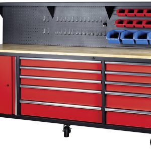 Holzmann Maschinen WEWA2130 Stół roboczy Kolor producenta: czerwony, antracytowy Holzmann Maschinen WEWA2130 Stół roboczy Kolor producenta: czerwony, antracytowy