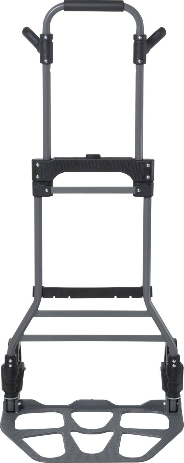 TOOLCRAFT TO-9611526 Wózek składany, z regulacją wysokości aluminium, stal, Maksymalne obciążenie: 130 kg
