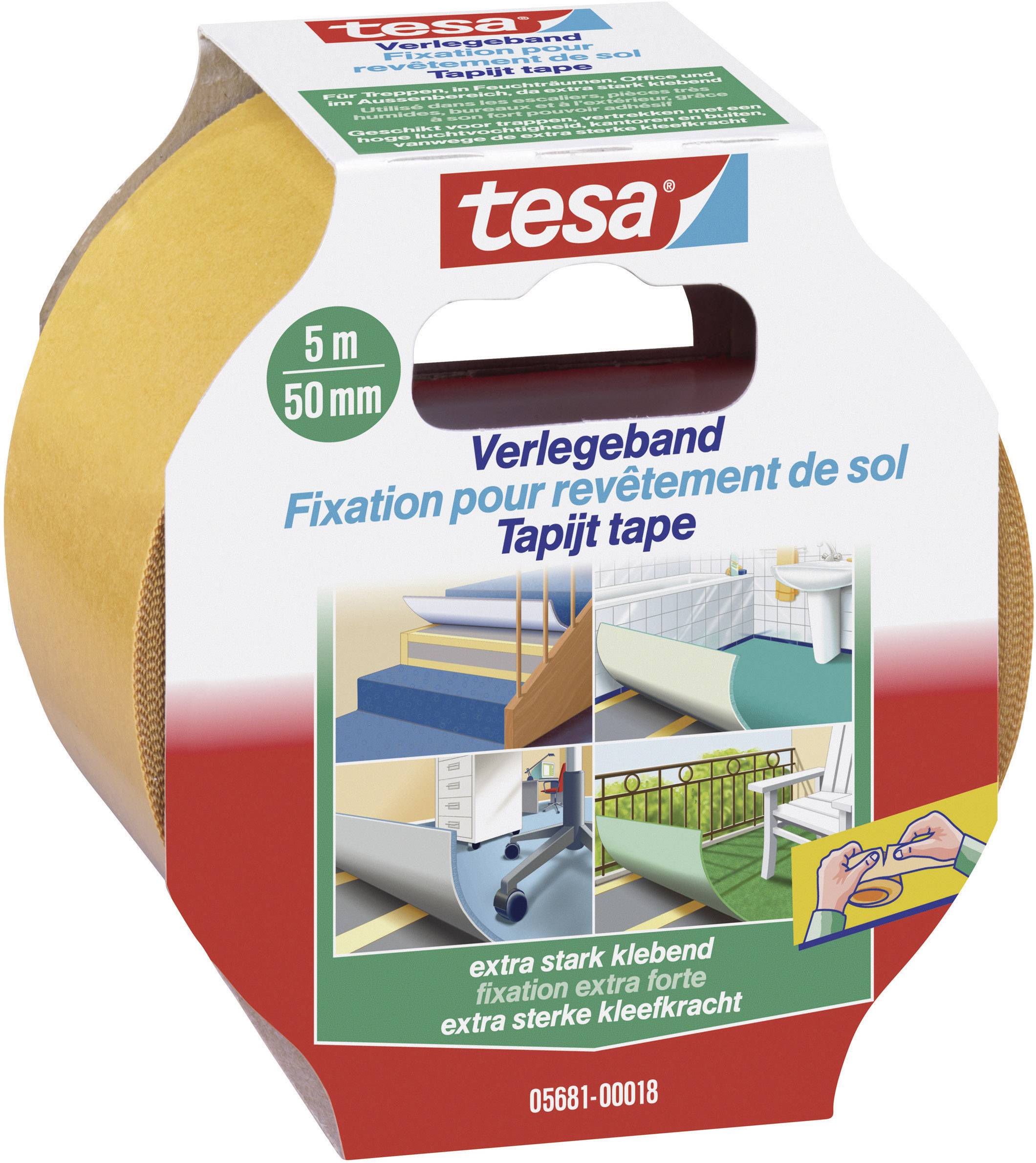 Taśma do wykladzin tesa 05681-00018-11 EXTRA STRONG (D x S) 5 m x 50 mm 5 m 1 szt. - obrazek 1
